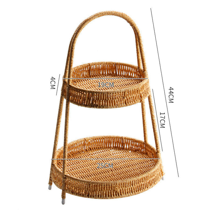 Handcrafted Wicker Storage Basket