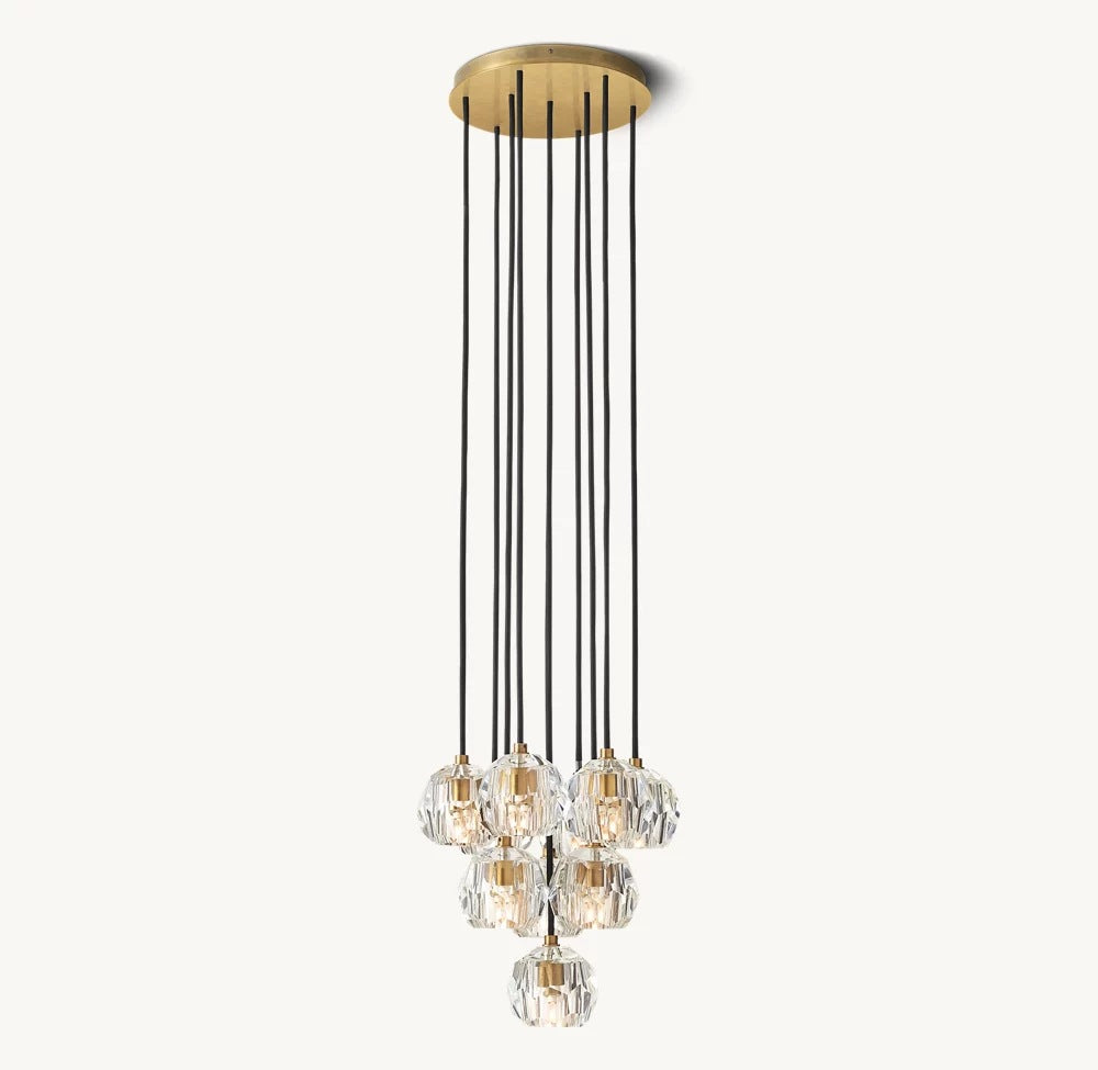 Crystal pendant lamp