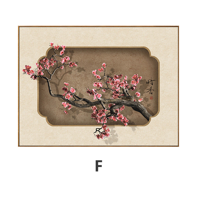 Elegant Framed Floral Blossom Art Print