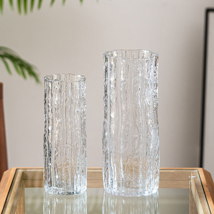Artful Glass Vase in Modern Design