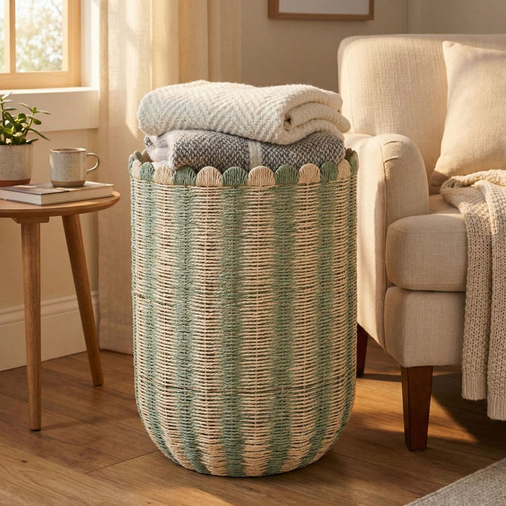 Decorative storage basket in modern design