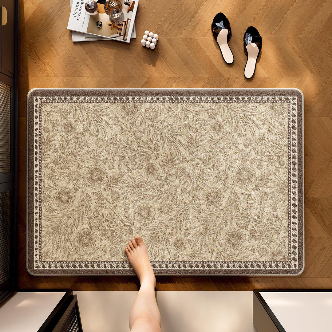 Floral Patterned Area Rug