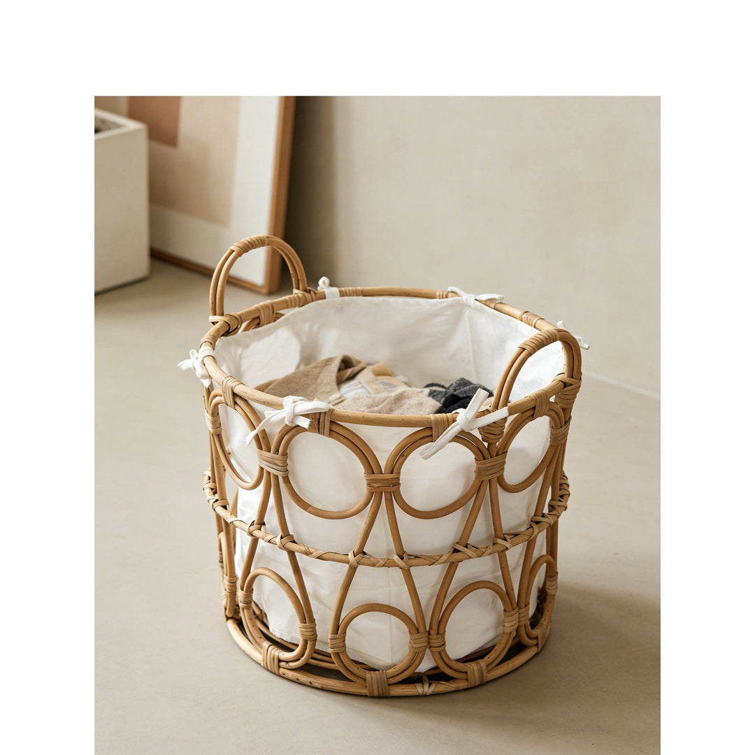 Basket with Round Cutout