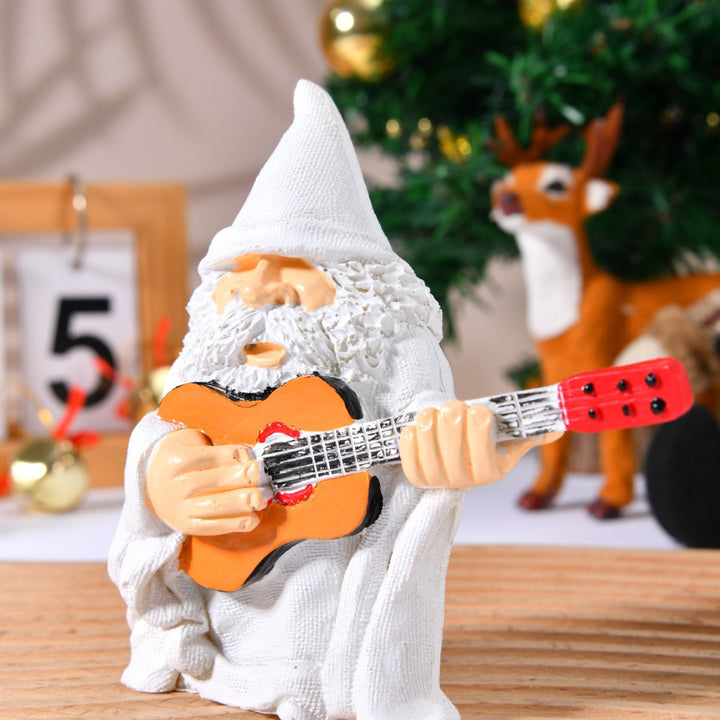 Decorative Musician Gnome Figurine