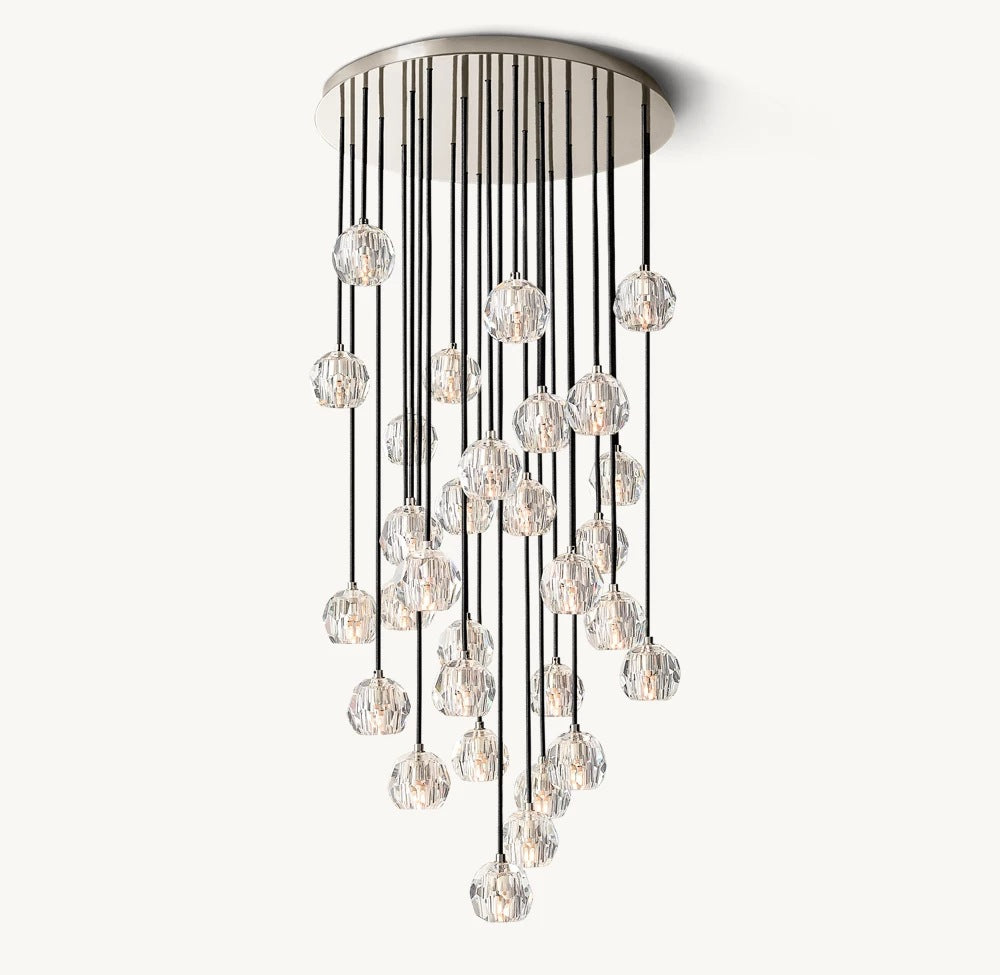 Crystal pendant lamp