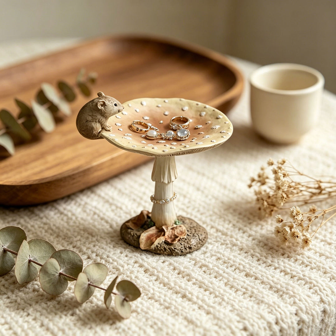 Decorative Mushroom Figurine