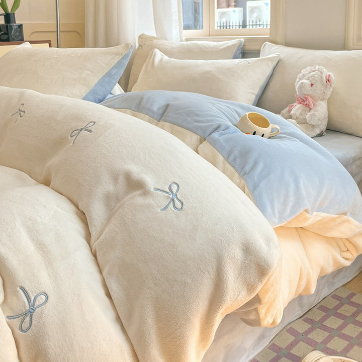 Luxurious Plush Duvet Set