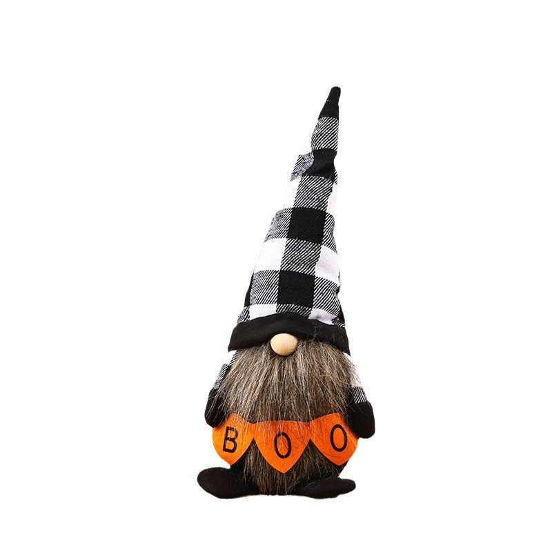 Decorative Halloween Gnome Figure