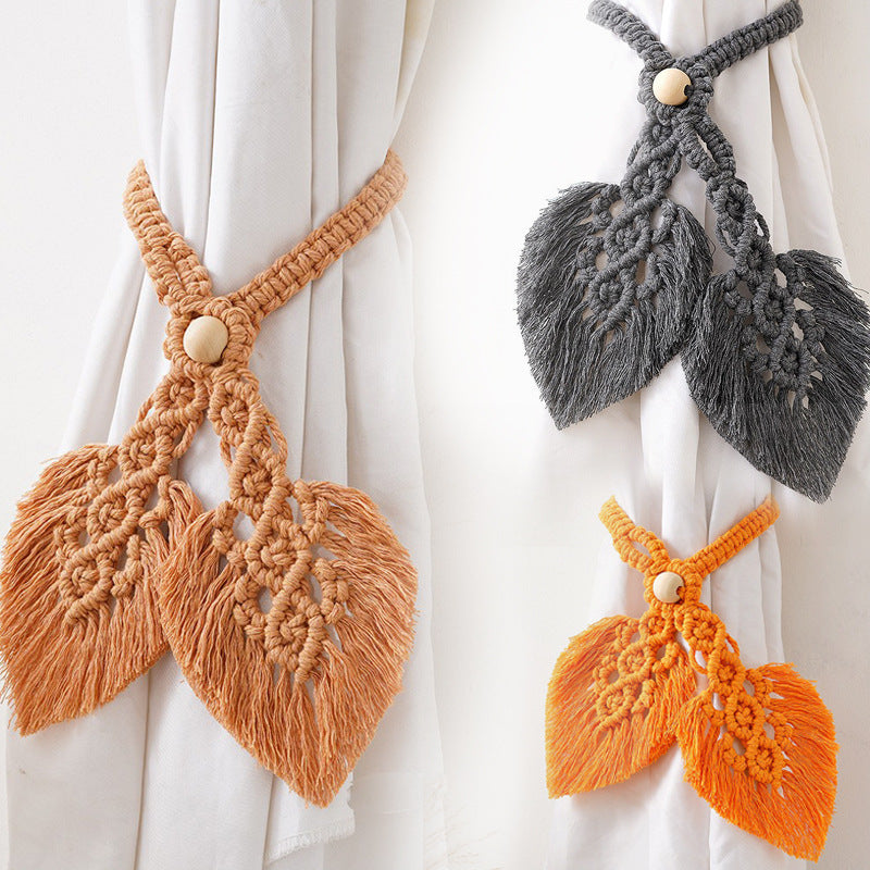 Macrame Curtain Tieback