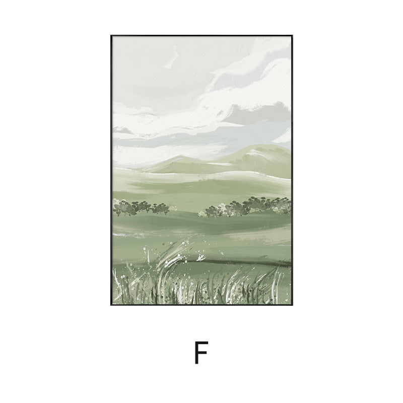 Framed Abstract Landscape Artwork