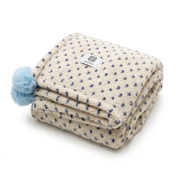 Cozy Plush Dot Pattern Blanket