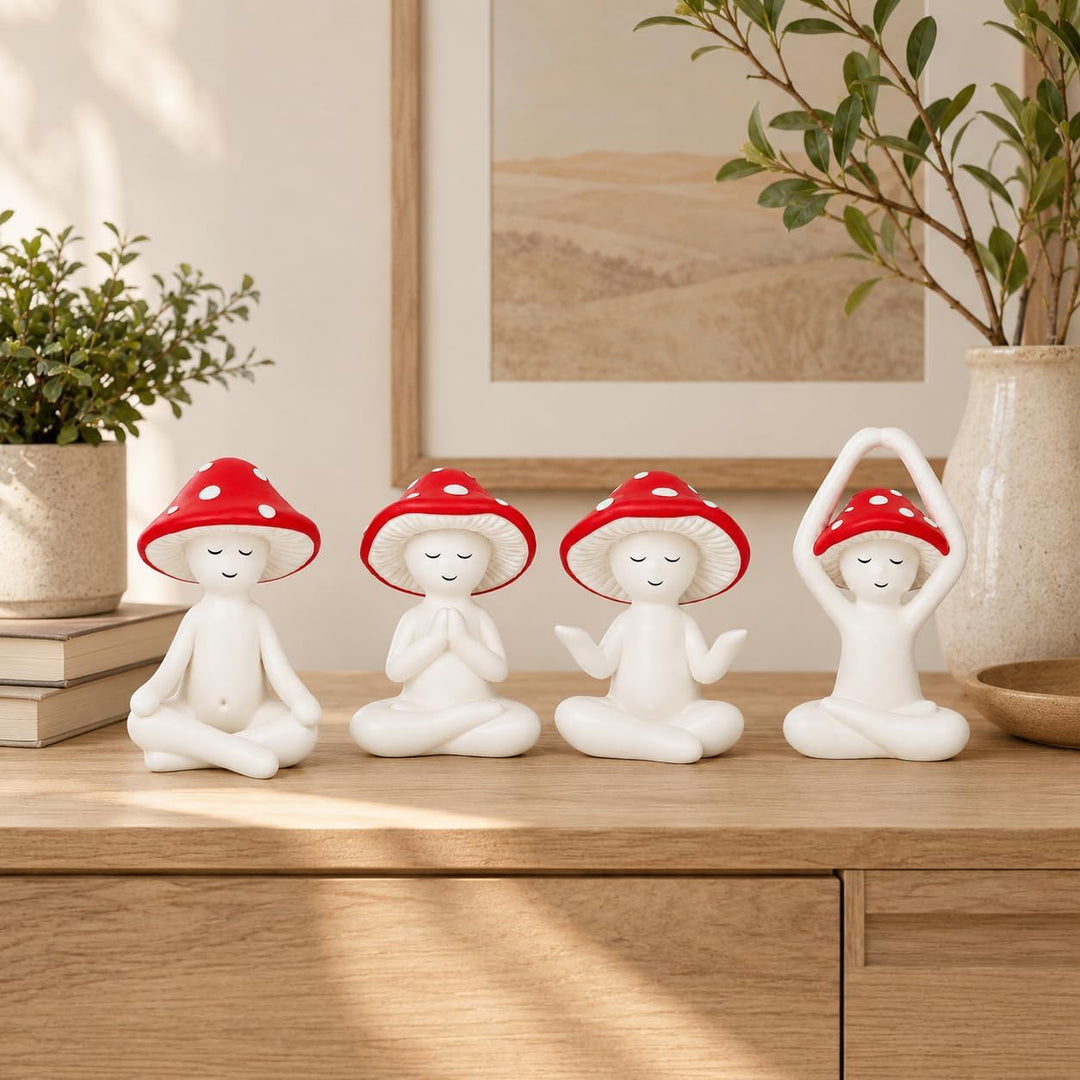 Playful Zen Garden Decor Figure Set