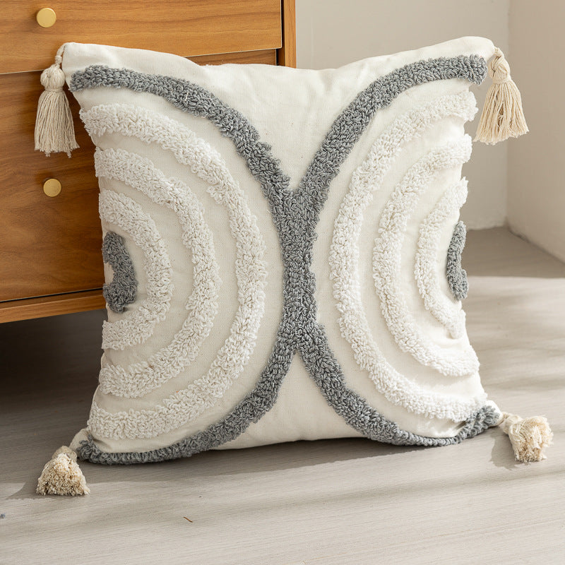 Textured Decorative Throw Pillow