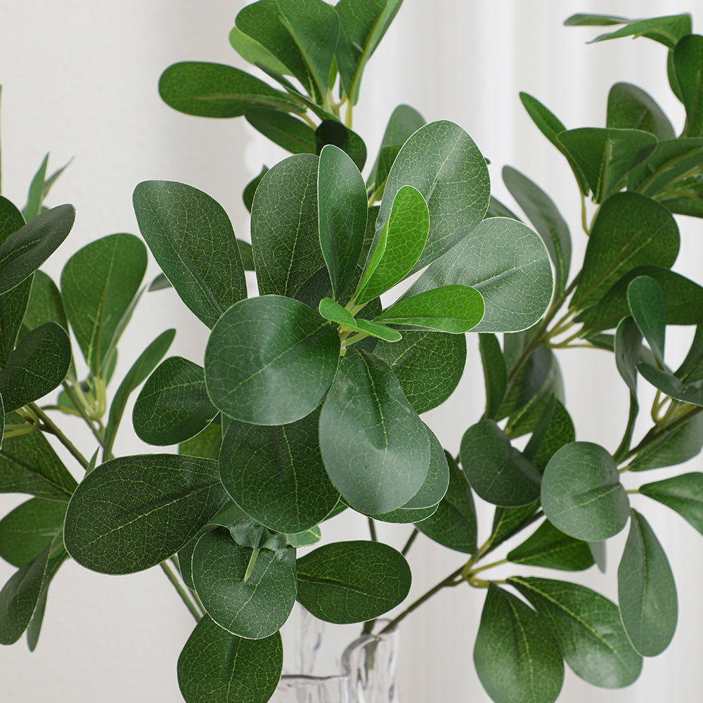 More elegant artificial branch with realistic leaves