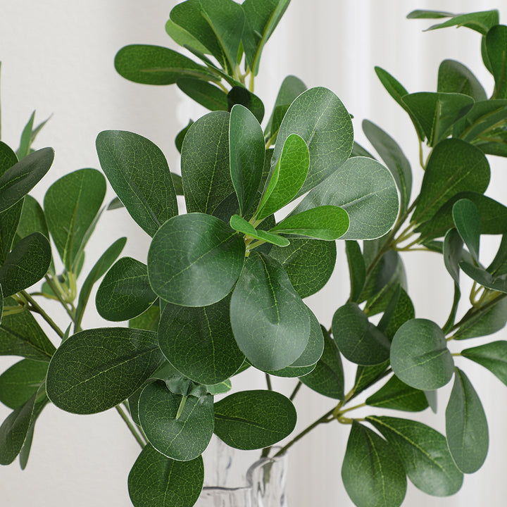 More elegant artificial branch with realistic leaves