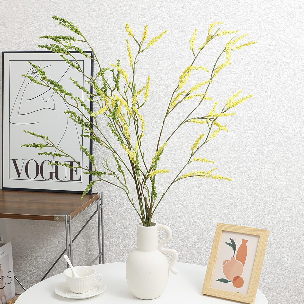 Artificial flower branch with fine pink flowers