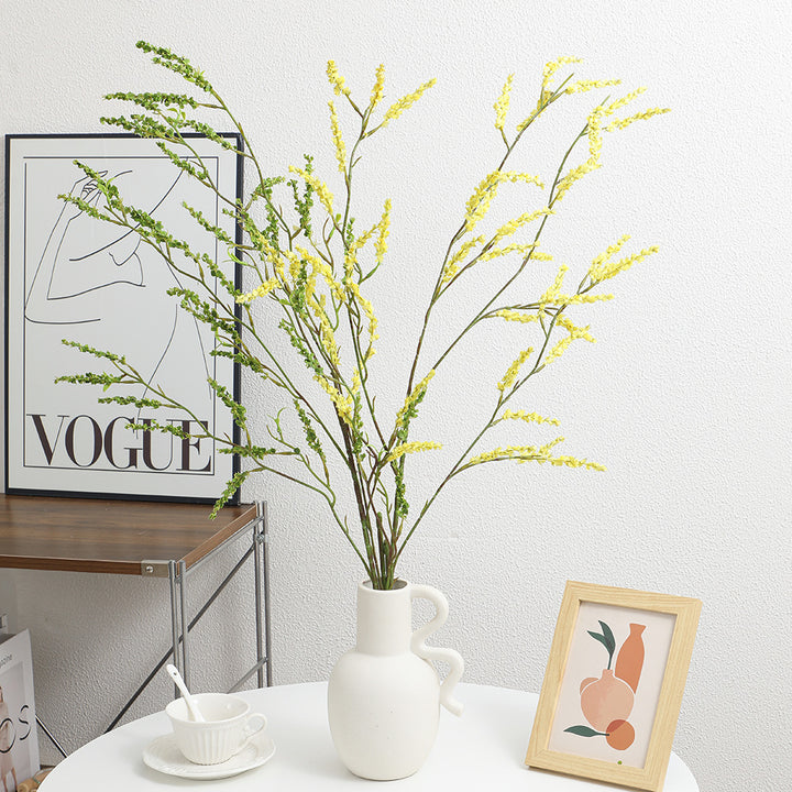 Artificial flower branch with fine pink flowers