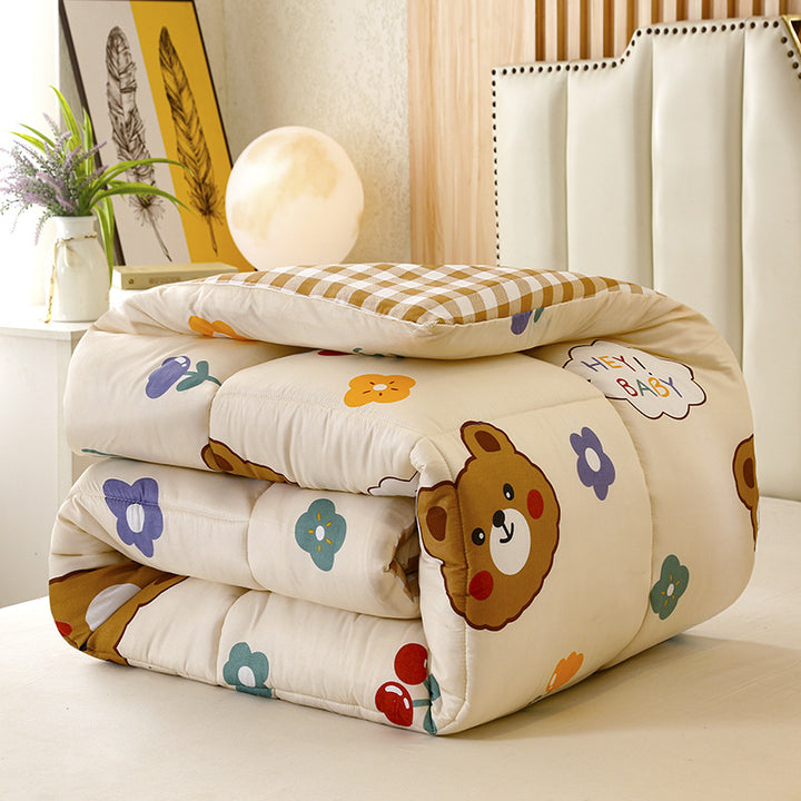 Premium Reversible Checkered Comforter