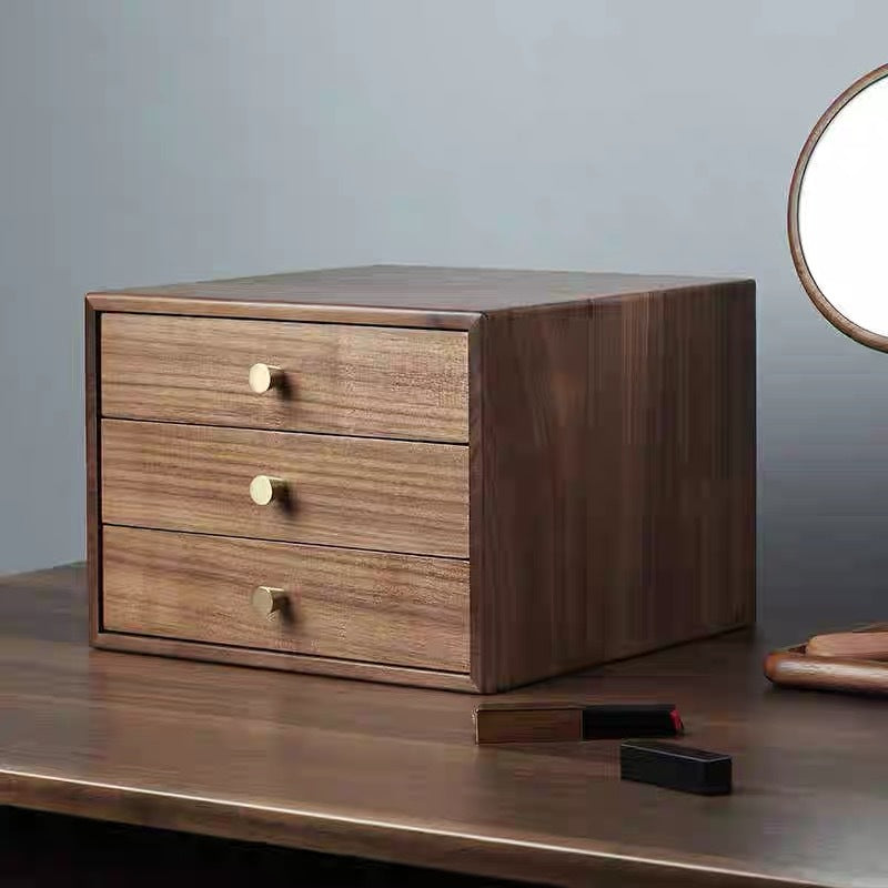 Wooden Drawer Storage Unit
