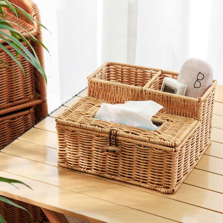 Versatile Handcrafted Woven Storage Caddy