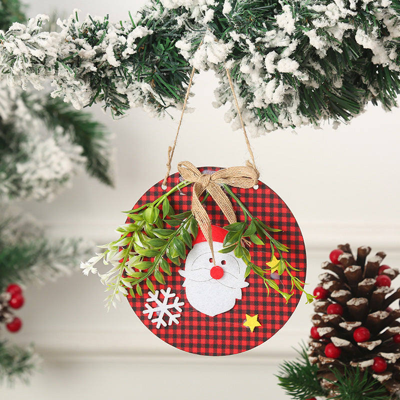 Decorative Christmas ornaments with snowman motif