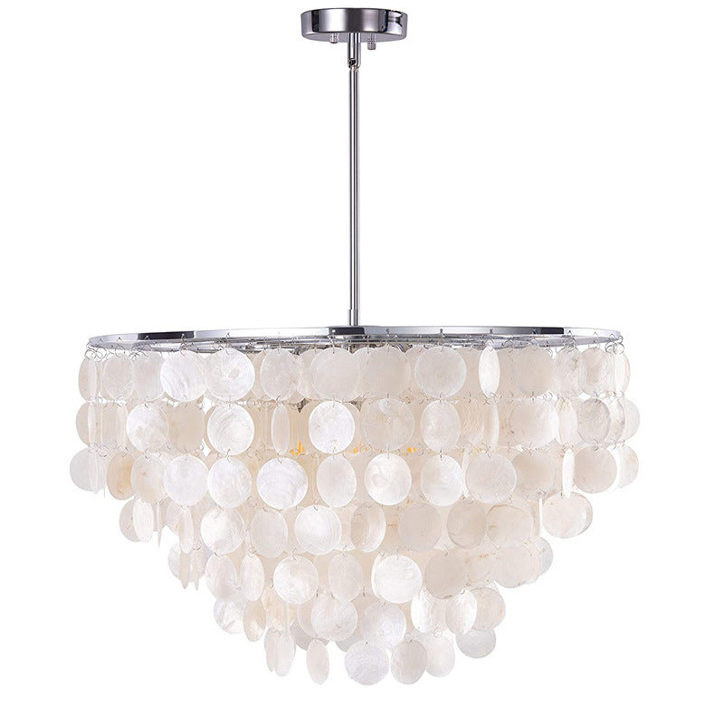 Stylish mother-of-pearl pendant light