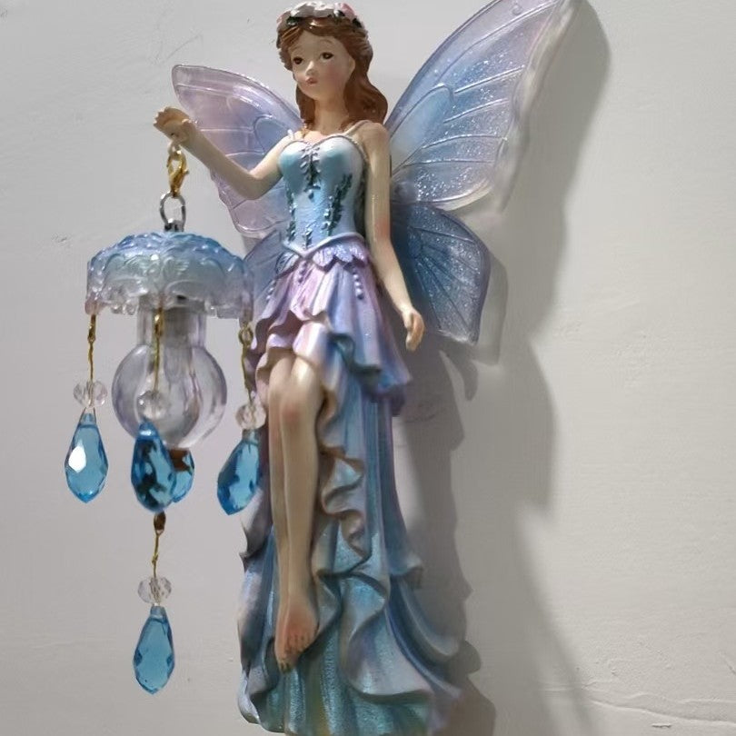 Decorative fairy figure with LED light