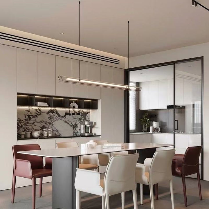 Linear LED pendant light