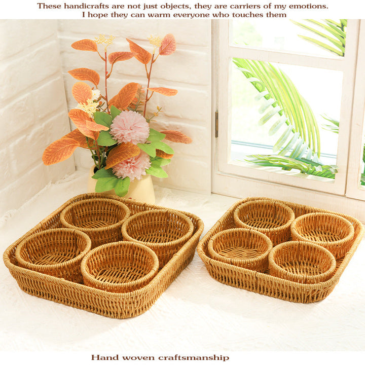 Multi-Function Woven Storage Basket Set