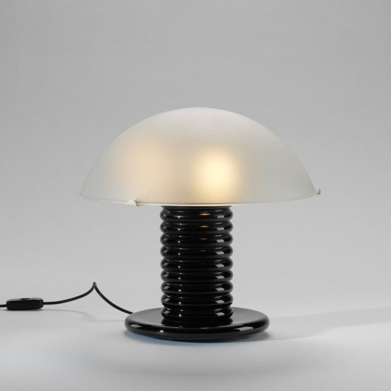Contemporary mushroom-shaped table lamp