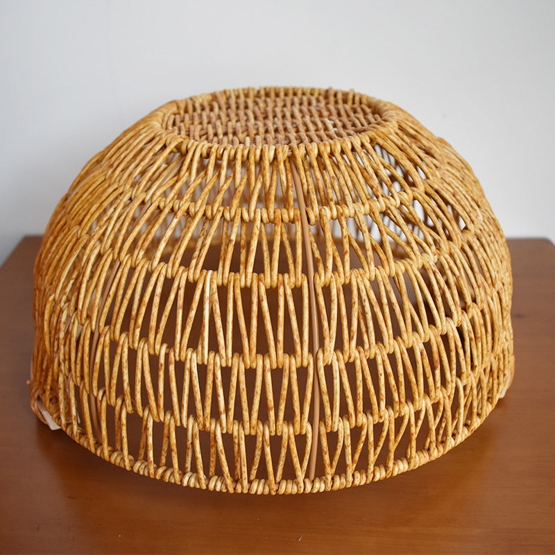 Handcrafted Woven Storage Basket with Wooden Handles