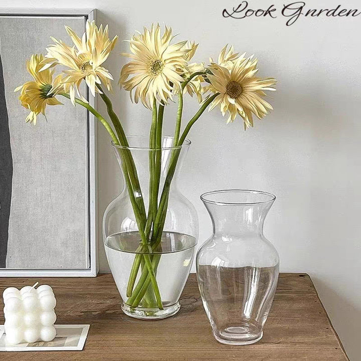 Elegant Glass Flower Vase