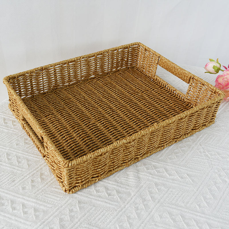Handwoven Decorative Storage Tray