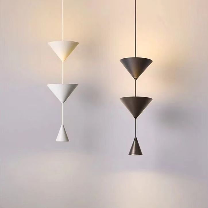 Contemporary geometric pendant light