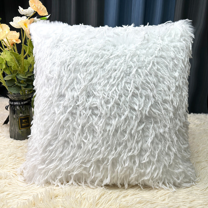 Plush Textured Decorative Cushion