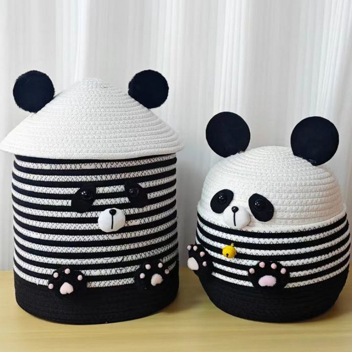 Funny Seat Pouf in Panda Design