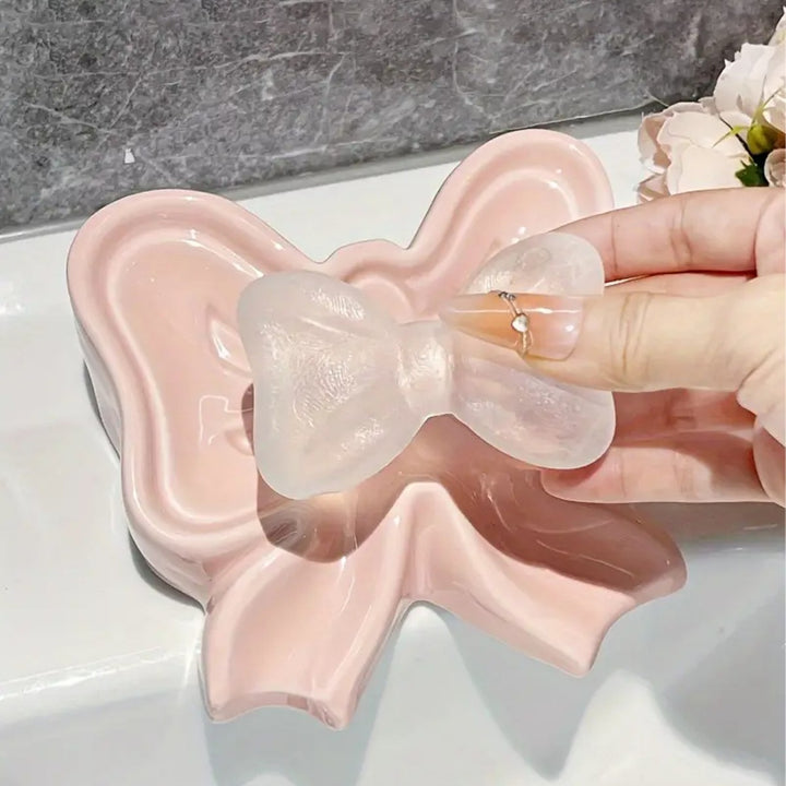 Bow-Shaped Decorative Catchall Dish