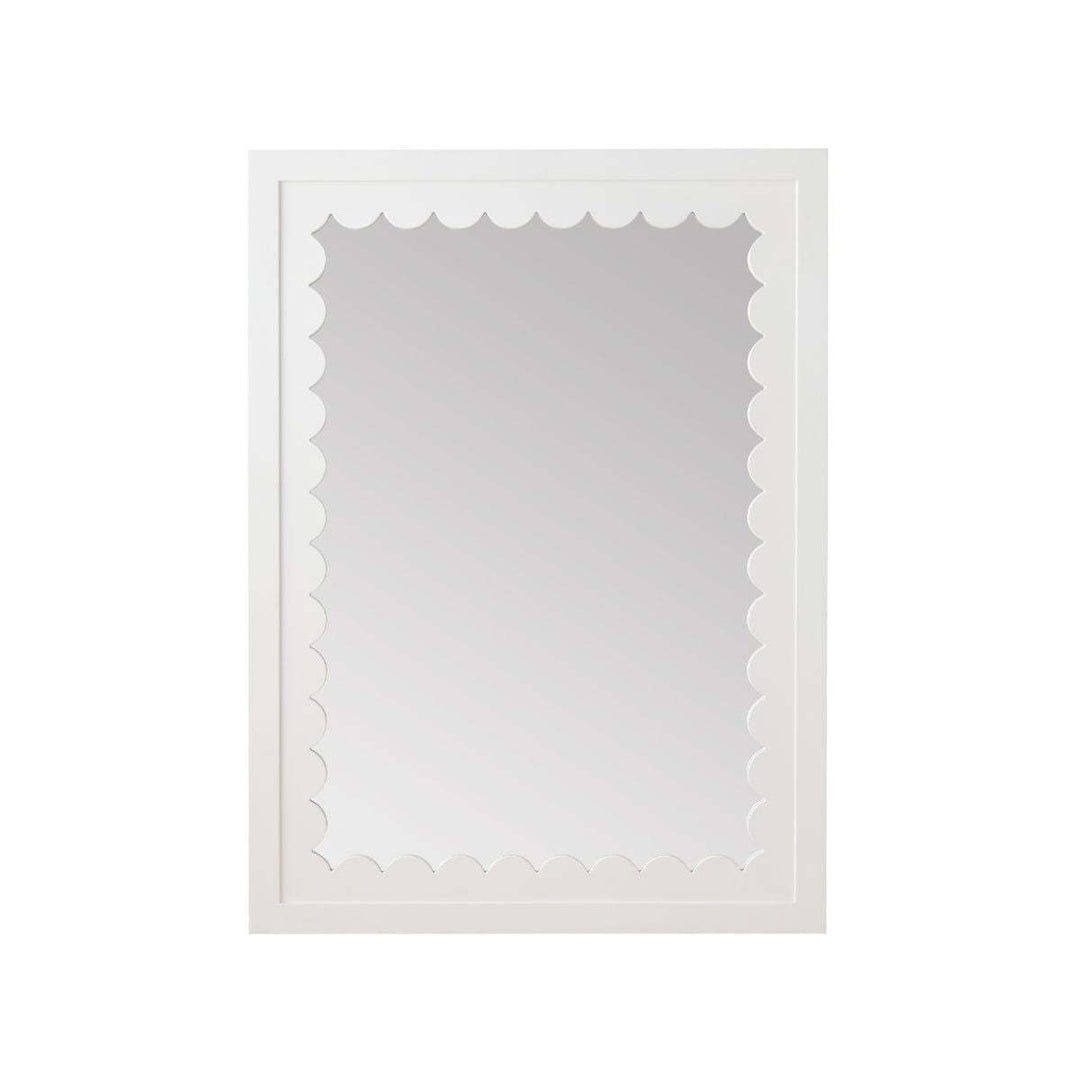 Decorative Wall Mirror With Wavy Edge