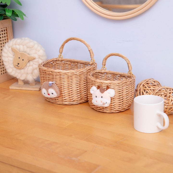 Decorative Handwoven Wall Basket