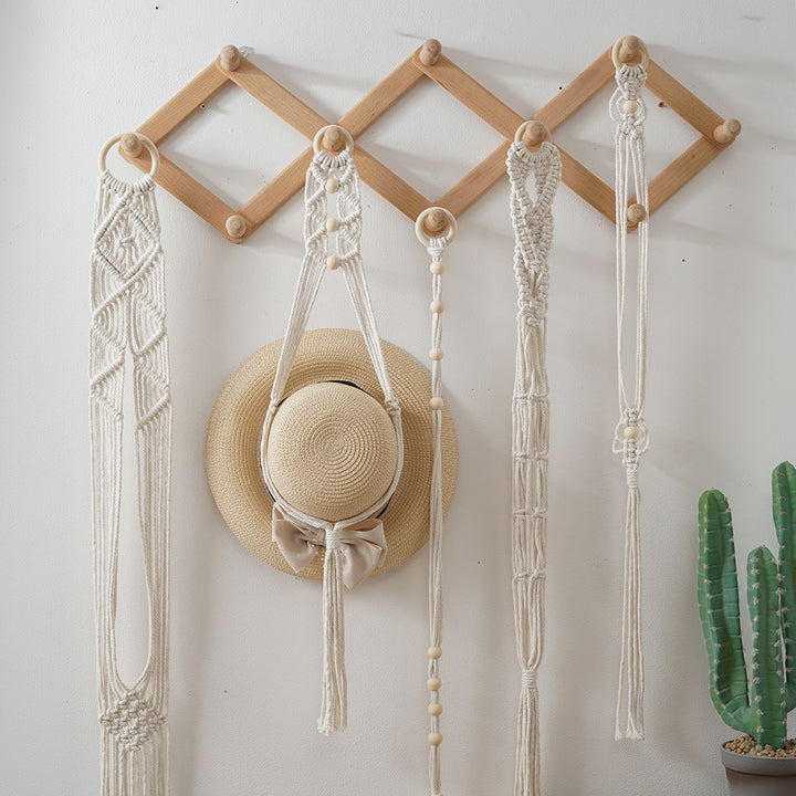 Macrame Hat Holder