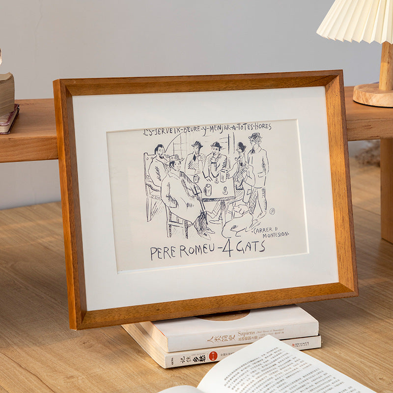 Artistic Fashion Illustration Frame