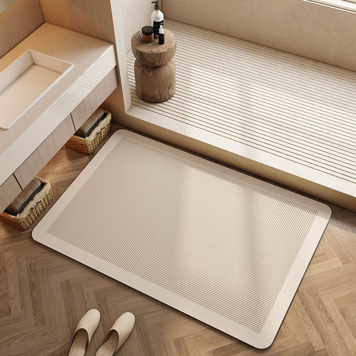 Geometric Patterned Bath Mat