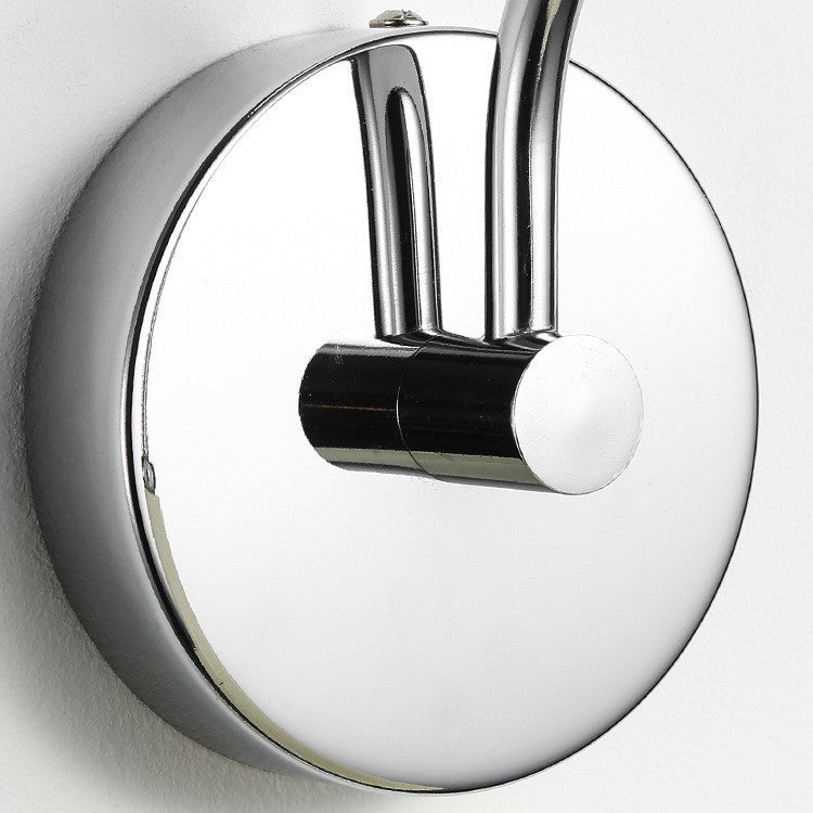 Fluted drop-shaped ceramic wall lamp with chrome backplate