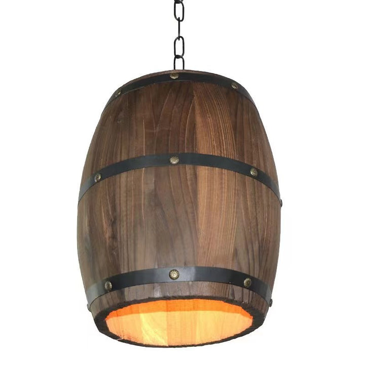 Vintage Barrel Pendant Light