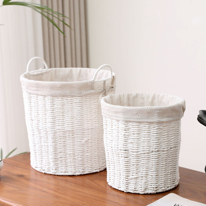 Natural Fiber Decorative Storage Baskets