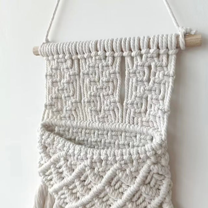 Wall-Mounted Macramé Planter