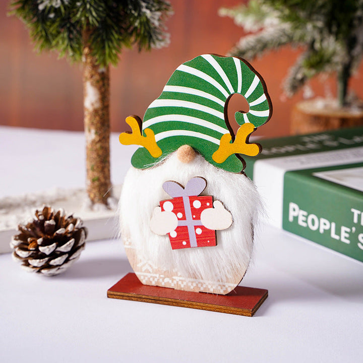 Santa Claus decorative figure in rustic design