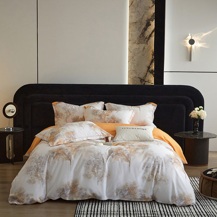 Decorative Elegant Satin Duvet Cover Set Avarnia