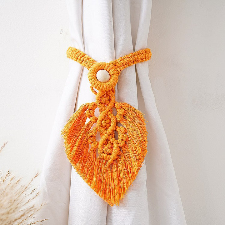 Macrame Curtain Tieback Holder