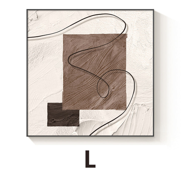 Abstract Textured Framed Art
